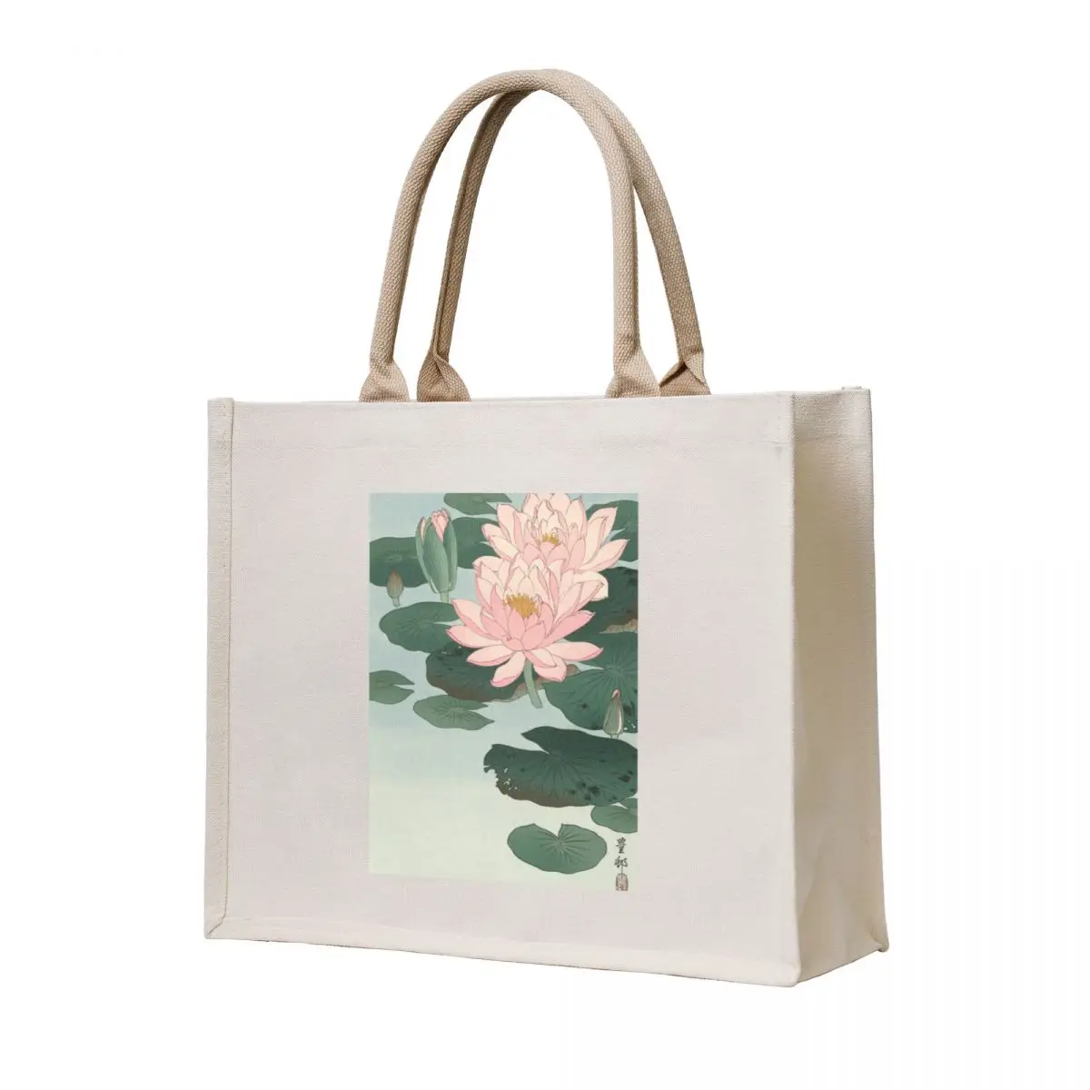 Flowering Water Lily, Ohara Koson Tote Bag canvas tote bags Portable shopping bag tote bags cloth bags
Flowering Water Lily, Ohara Koson Tote Bag canvas tote bags Portable shopping bag tote bags cloth bags