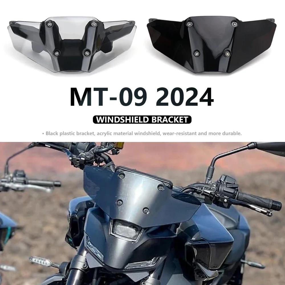 New Motorcycle Accessories For Yamaha MT-09 MT 09 SP MT09 mt09 2024 Black Windscreen Wind Deflector Windshield Bracket Kit
New Motorcycle Accessories For Yamaha MT-09 MT 09 SP MT09 mt09 2024 Black Windscreen Wind Deflector Windshield Bracket Kit