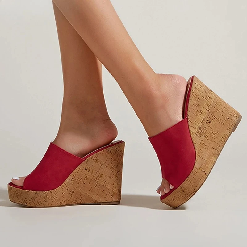 Fashion Sexy Flock Round Toe Wedges Sandals 2026 Women's Summer Outdoor Non-Slip Sand Shoes Casual Zapatos Mules36-43,High Heels
Fashion Sexy Flock Round Toe Wedges Sandals 2026 Women's Summer Outdoor Non-Slip Sand Shoes Casual Zapatos Mules36-43,High Heels