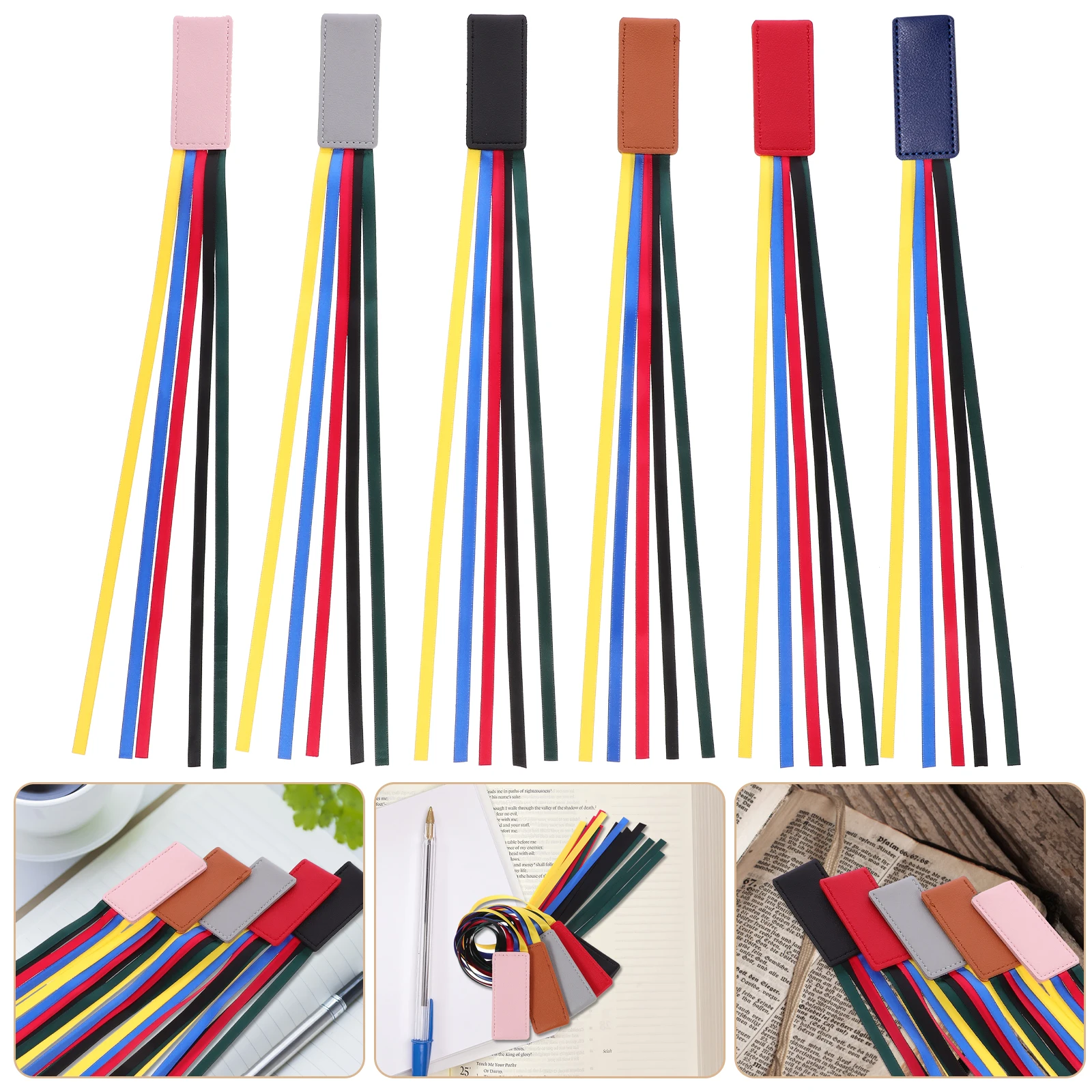 6pcs Bookmarks Ribbon Bookmark for Reading Bible Novelty Textbooks Reusable Page Marker Students Lightweight 
6pcs Bookmarks Ribbon Bookmark for Reading Bible Novelty Textbooks Reusable Page Marker Students Lightweight