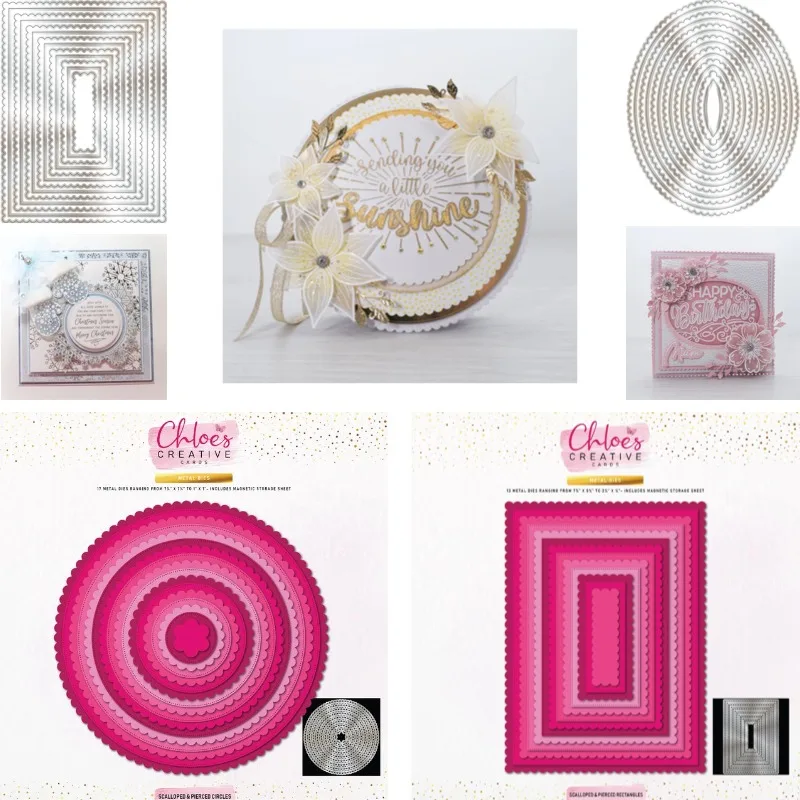 The Elliptical Shape Has a Wavy Outline Cutting Dies Scrapbook Diary Decoration Stencil Embossing Template DIY Greeting Card
The Elliptical Shape Has a Wavy Outline Cutting Dies Scrapbook Diary Decoration Stencil Embossing Template DIY Greeting Card