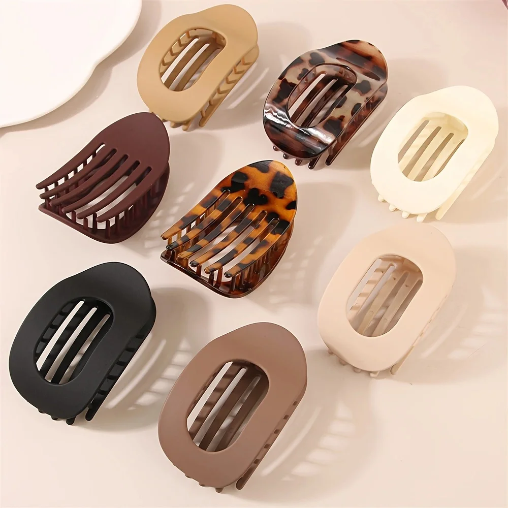 4Pcs/Set New Elegant Matte Acrylic Rounded Duckbill Hair Clips Women Fashion Solid Color Plastic Hairpin Hair Accessories
4Pcs/Set New Elegant Matte Acrylic Rounded Duckbill Hair Clips Women Fashion Solid Color Plastic Hairpin Hair Accessories