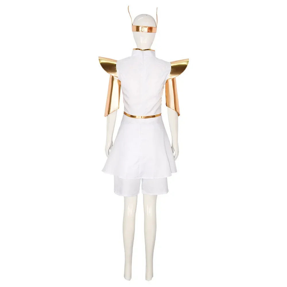 Anime Princess of Power She-Ra Cosplay Dress Cloak Costume Adora Princess Combats Women Girls Uniform Set of Halloween Disguise
Anime Princess of Power She-Ra Cosplay Dress Cloak Costume Adora Princess Combats Women Girls Uniform Set of Halloween Disguise
