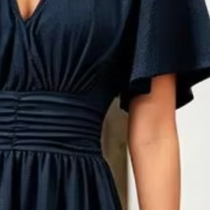 Bohemian Style Dress V Neck Short Sleeve Long Dress A-line Slit Beach Sundress, Formal Cocktail Wedding Guest Dress
Bohemian Style Dress V Neck Short Sleeve Long Dress A-line Slit Beach Sundress, Formal Cocktail Wedding Guest Dress