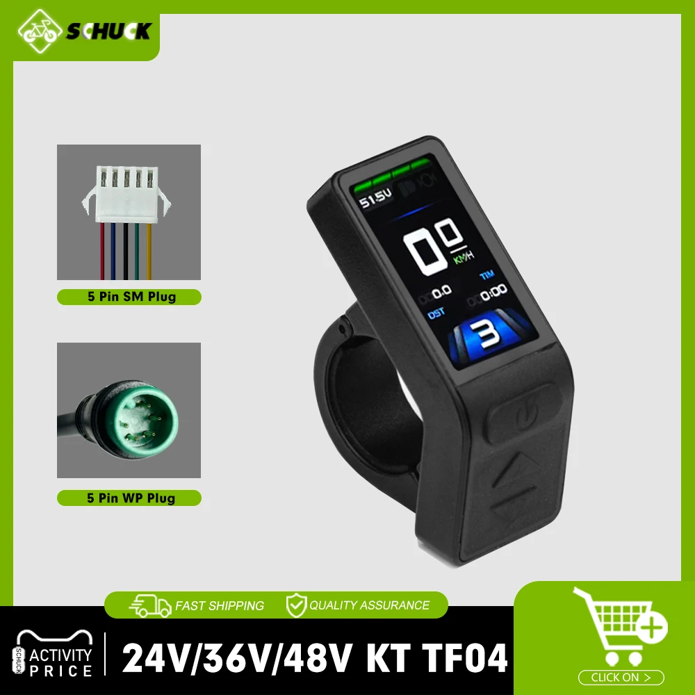 Ebike Display Kunteng TF04 Mini Intelligent Control Display 24V36V48V LCD SM/Waterproof Plug For Electric Bicycle Conversion Kit
Ebike Display Kunteng TF04 Mini Intelligent Control Display 24V36V48V LCD SM/Waterproof Plug For Electric Bicycle Conversion Kit