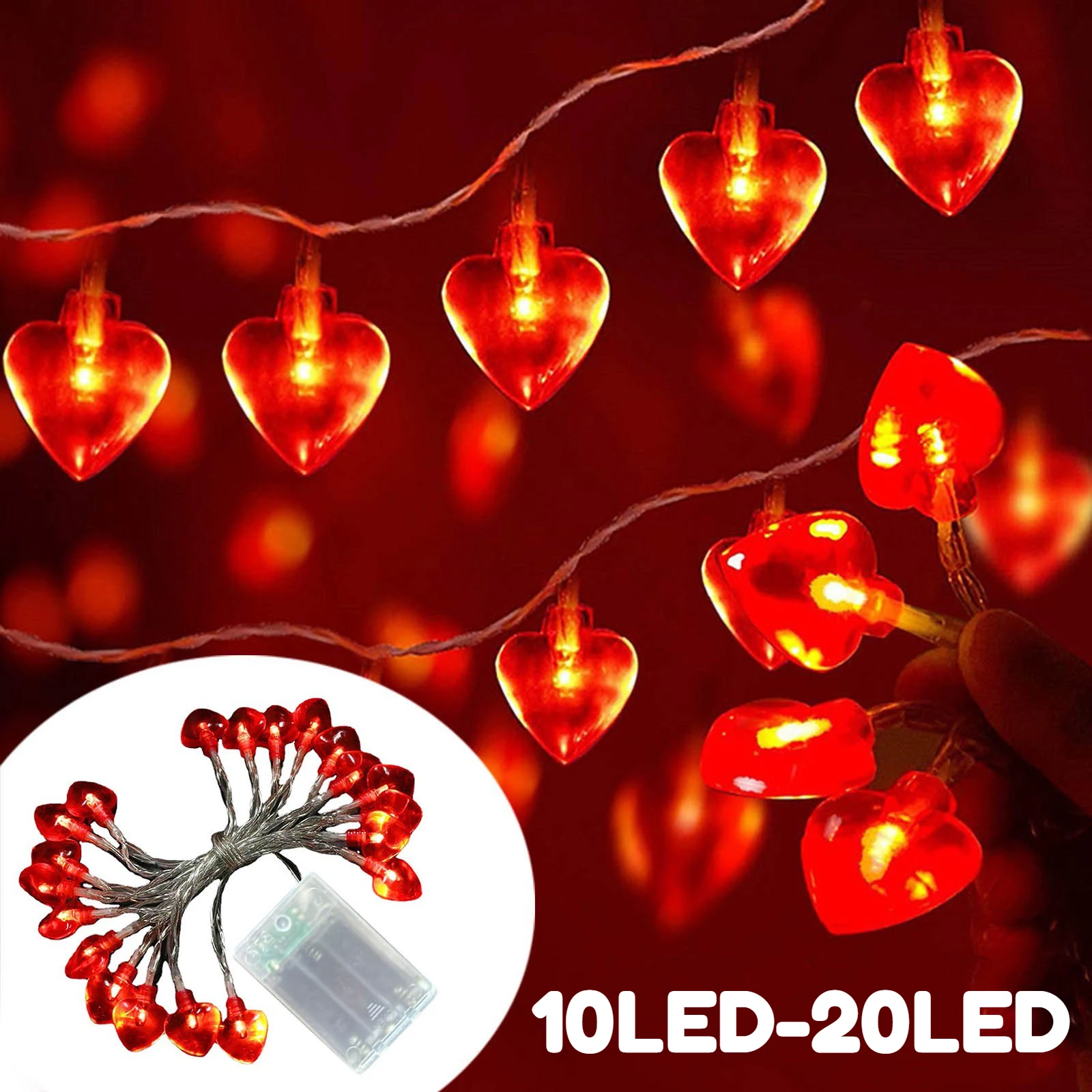 Украшения ко Дню святого Валентина для спальни, 10 светодиодов/20 светодиодов, романтическое красное сердце, светодиодные гирлянды, декор для годовщины свадьбы
Украшения ко Дню святого Валентина для спальни, 10 светодиодов/20 светодиодов, романтическое красное сердце, светодиодные гирлянды, декор для годовщины свадьбы