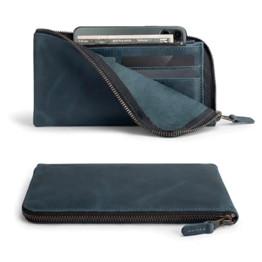 Leather Long Zippered Wallet, Holds Up to 8 Cards Plus Coins And Flat Bills, Phone Holder, Cash Organizer, Travel Essentials, H
Leather Long Zippered Wallet, Holds Up to 8 Cards Plus Coins And Flat Bills, Phone Holder, Cash Organizer, Travel Essentials, H