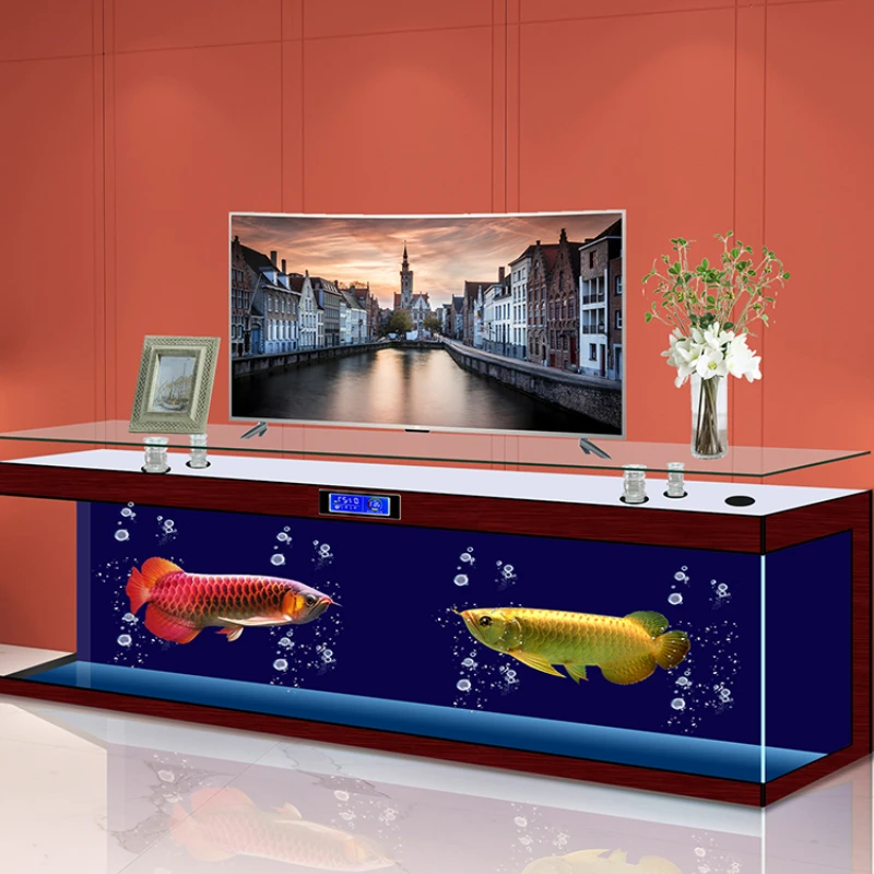 Square TV Cabinet Fish Tank Super White Fish Tank Living Room Home Fish Tank Ecological Aquarium
Square TV Cabinet Fish Tank Super White Fish Tank Living Room Home Fish Tank Ecological Aquarium