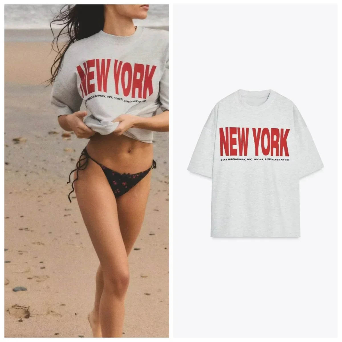 2025 Mexico Beach Style Short-sleeved T-shirt Cotton Fashion Europe America Women's Vacation Summer Brand Print T-shirt Casual
2025 Mexico Beach Style Short-sleeved T-shirt Cotton Fashion Europe America Women's Vacation Summer Brand Print T-shirt Casual