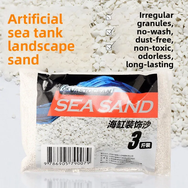 VASTOCEAN Pre-Washed Dust-Free Artificial Marine Substrate Sand Eco-Friendly Odorless for Coral Tanks Aquascaping
VASTOCEAN Pre-Washed Dust-Free Artificial Marine Substrate Sand Eco-Friendly Odorless for Coral Tanks Aquascaping