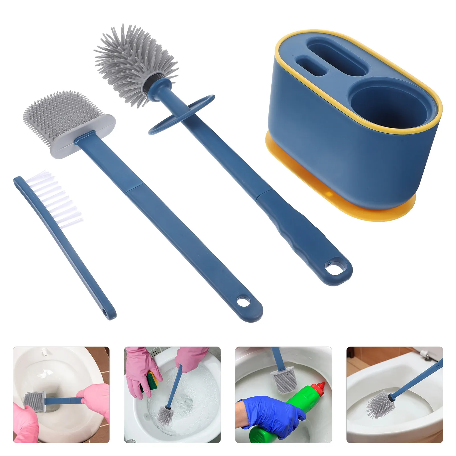 1Set Toilet Brush Set Wall Mount Plastic Silicone Long Handle Toilet Bowl Cleaner Holder Bathroom Cleaning Tools
1Set Toilet Brush Set Wall Mount Plastic Silicone Long Handle Toilet Bowl Cleaner Holder Bathroom Cleaning Tools
