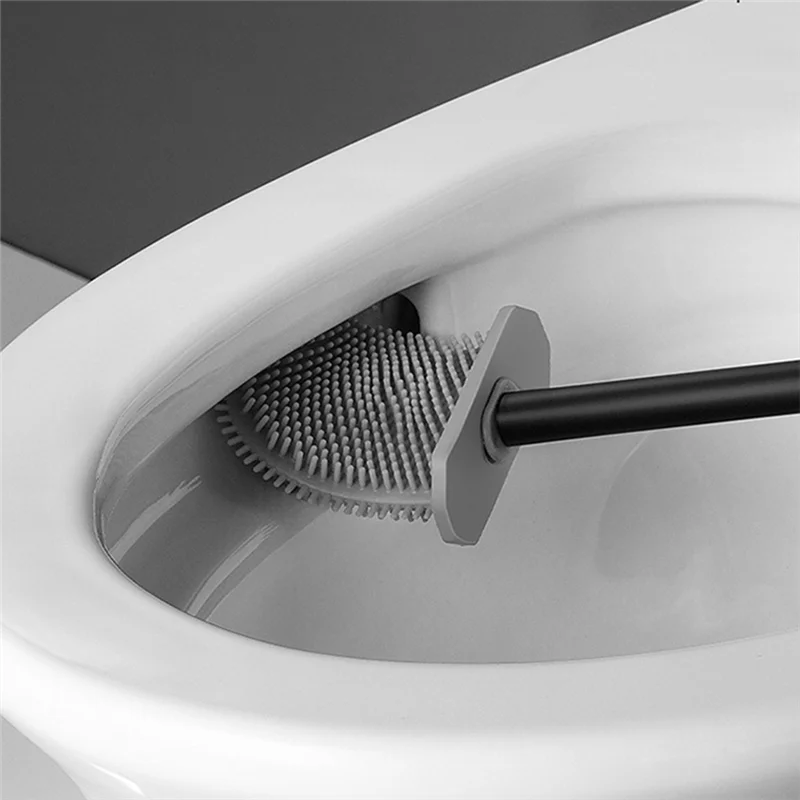 A56X Premium Silicone Toilet Brush - Grey - Toilet Brush Holder with Wall Mounting & Turbo Drying
A56X Premium Silicone Toilet Brush - Grey - Toilet Brush Holder with Wall Mounting & Turbo Drying