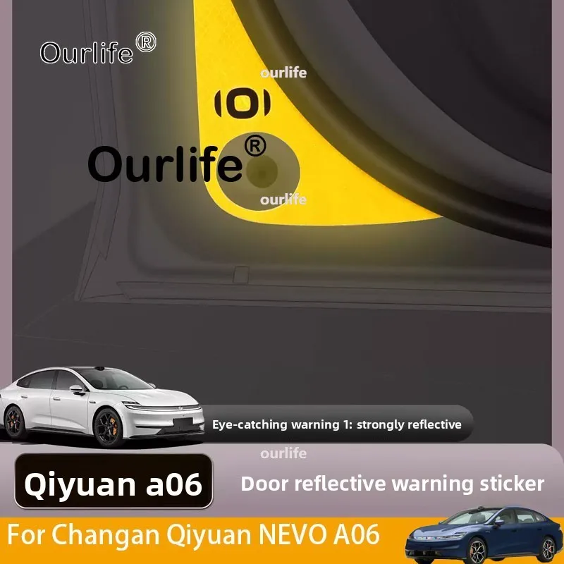 For Changan Qiyuan NEVO A06 2026 2027 Door Reflective Stickers Warning Sign Stickers Car Styling Modification Accessories
For Changan Qiyuan NEVO A06 2026 2027 Door Reflective Stickers Warning Sign Stickers Car Styling Modification Accessories