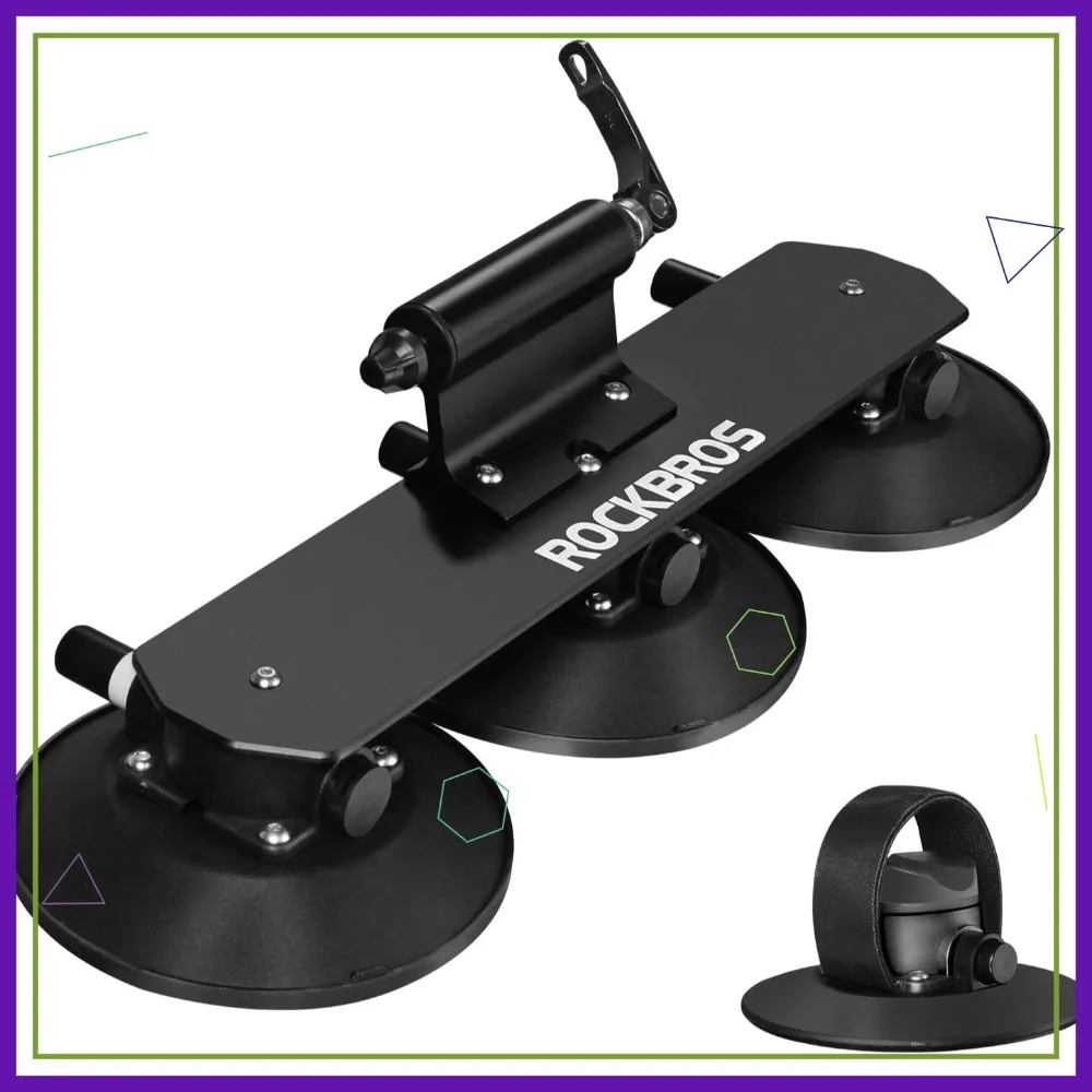 Suction Cup Bike Rack for Car Roof Top - Quick Release Aluminum Alloy Bike Carrier for 1 Bike
Suction Cup Bike Rack for Car Roof Top - Quick Release Aluminum Alloy Bike Carrier for 1 Bike