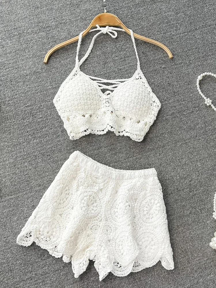 AOTVOTEE Sexy Vacation Spaghetti Strap Bikini 2 Piece Set for Women Solid Split Swimsuit Beach Bikini 2025 New Summer Bikini Set
AOTVOTEE Sexy Vacation Spaghetti Strap Bikini 2 Piece Set for Women Solid Split Swimsuit Beach Bikini 2025 New Summer Bikini Set