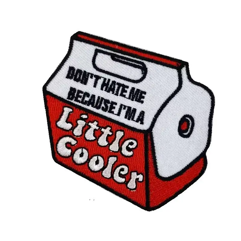 Funny "Don't hate me because I'm cool" morale badge Hook and loop Embroidered patch for decorating clothes, backpack, hat, gift
Funny "Don't hate me because I'm cool" morale badge Hook and loop Embroidered patch for decorating clothes, backpack, hat, gift