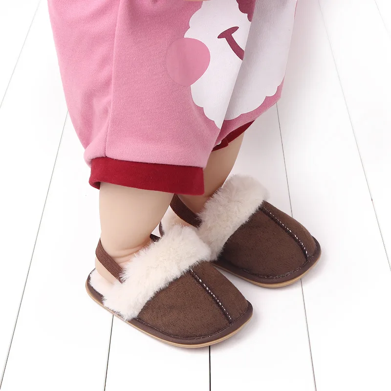 Winter Baby Slippers Fluffy Sandals For Boys And Girls With Plush Insulation Soft And Non Slip soles Children's Shoes
Winter Baby Slippers Fluffy Sandals For Boys And Girls With Plush Insulation Soft And Non Slip soles Children's Shoes