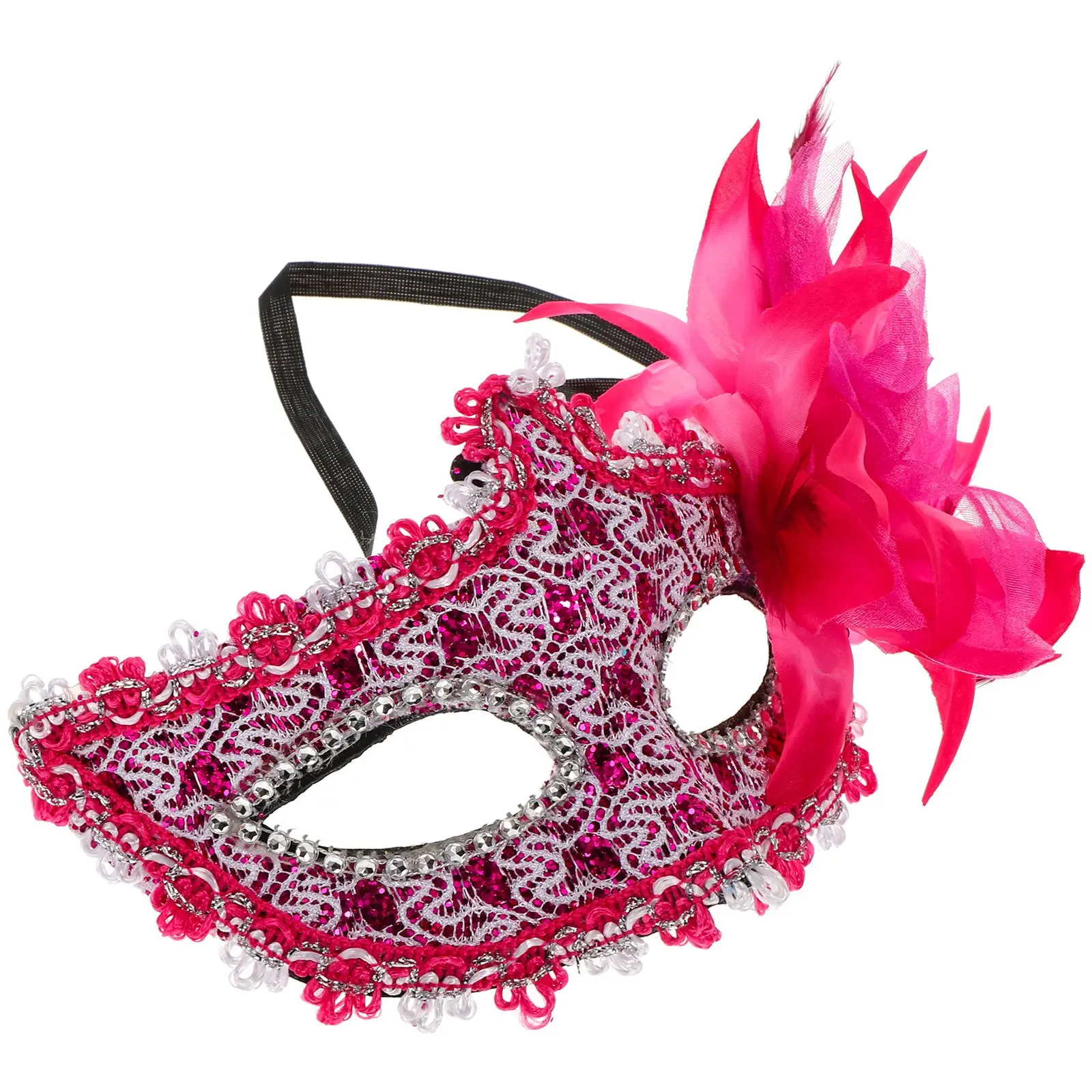 Red Venetian Masquerade Cosplay Mask Crystal Rhinestones for Venetian Mask Red Halloween Costume Party Lace Face Masks
Red Venetian Masquerade Cosplay Mask Crystal Rhinestones for Venetian Mask Red Halloween Costume Party Lace Face Masks