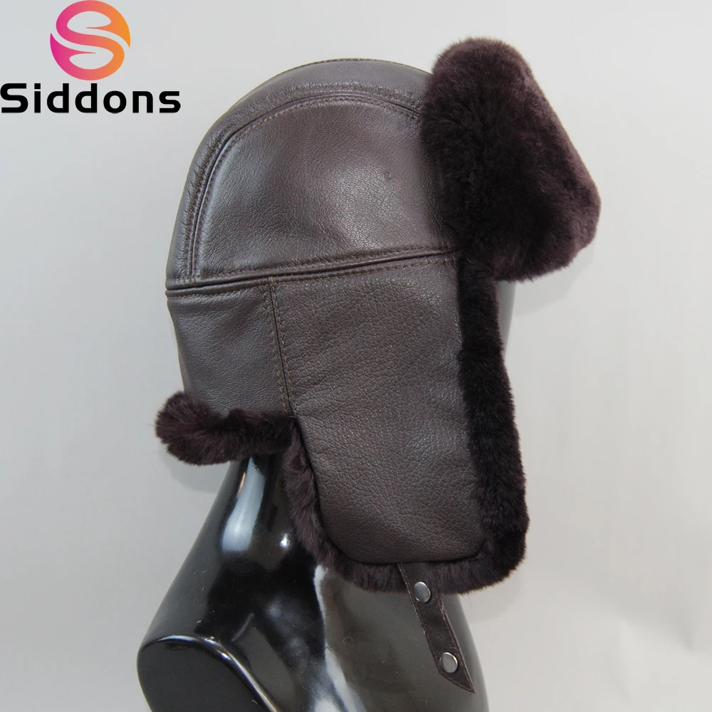 New Russian Man Winter Hot Real Rex Rabbit Fur Bomber Hats Men Warm Fluffy 100% Natural Fur Hat Mens Real Sheepskin Leather Caps
New Russian Man Winter Hot Real Rex Rabbit Fur Bomber Hats Men Warm Fluffy 100% Natural Fur Hat Mens Real Sheepskin Leather Caps