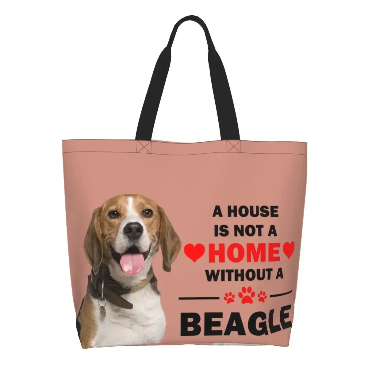 A House Is Not A Home A Beagle Groceries Shopping Bag Print Canvas Shopper Tote Shoulder Bag Large Capacity Portable Handbag
A House Is Not A Home A Beagle Groceries Shopping Bag Print Canvas Shopper Tote Shoulder Bag Large Capacity Portable Handbag