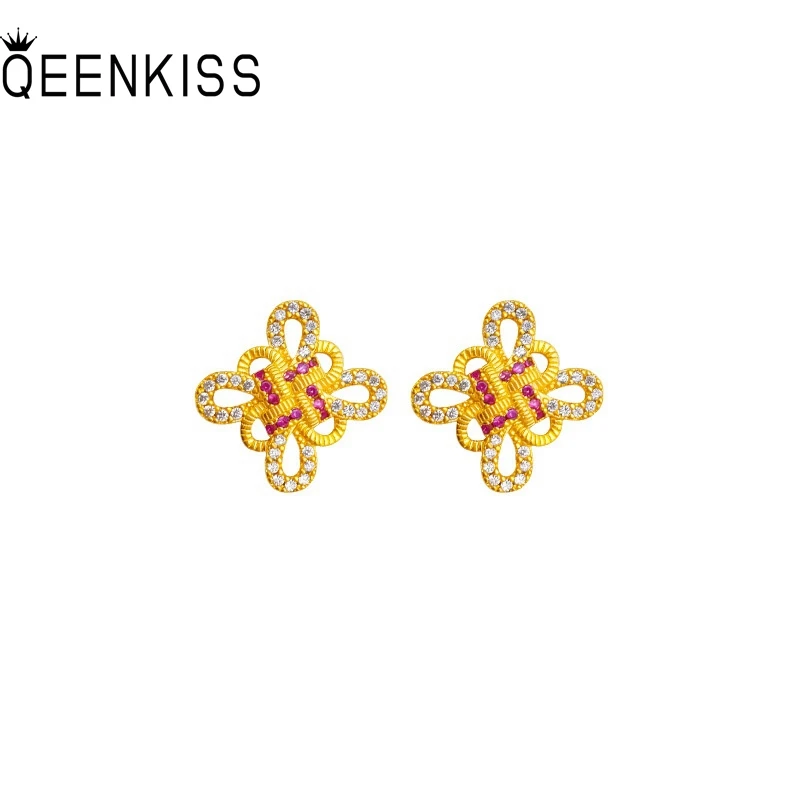 QEENKISS 24KT Gold Vintage Knot Stud Earrings For Women Wedding Party Birthday Christmas Bride Mother Girl Ladies Gifts EG5535
QEENKISS 24KT Gold Vintage Knot Stud Earrings For Women Wedding Party Birthday Christmas Bride Mother Girl Ladies Gifts EG5535