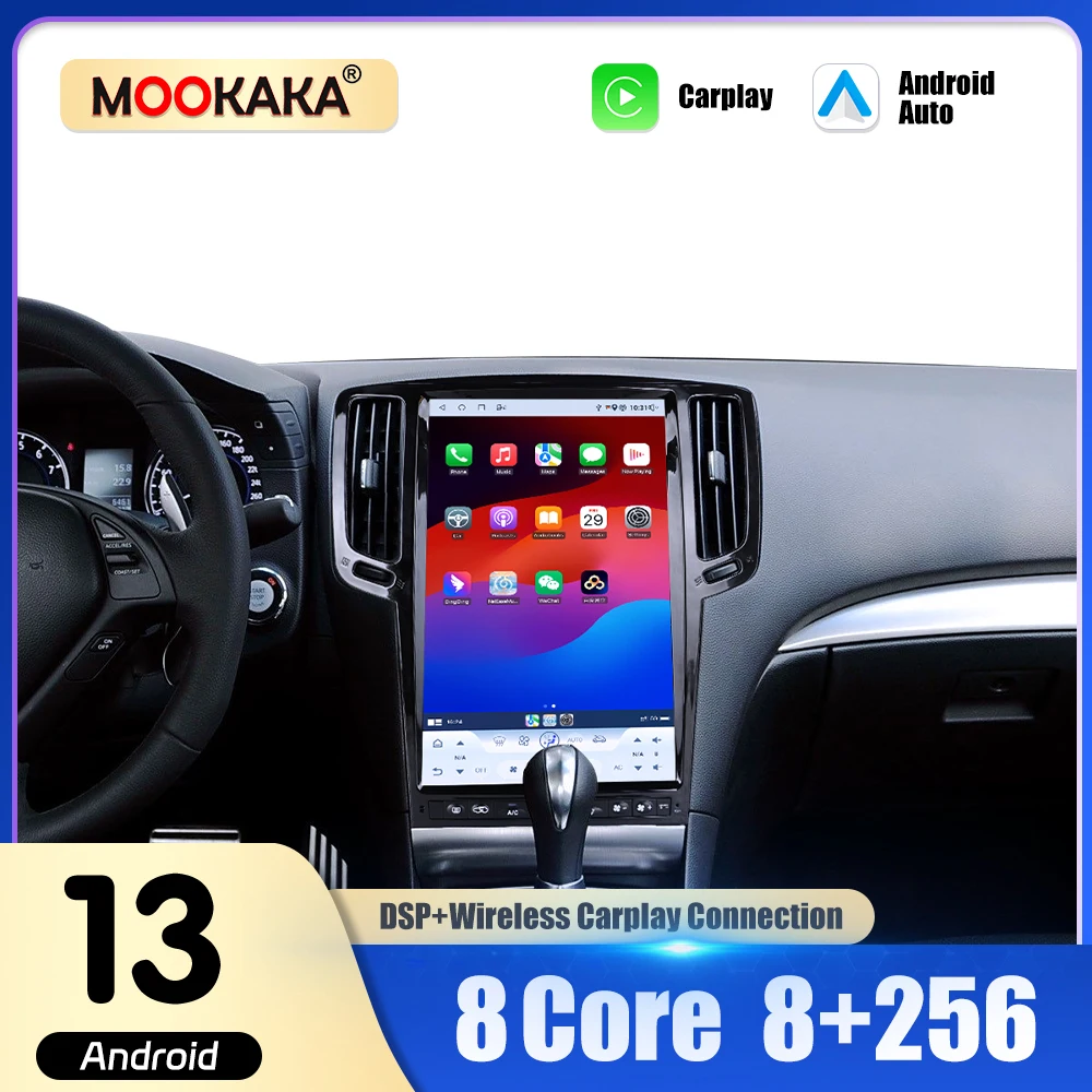 14.5 inch Qualcomm For Infiniti G25 G37 2007 - 2016 Car accessories Carplay Multimedia Player GPS Navigation Android Auto Stereo
14.5 inch Qualcomm For Infiniti G25 G37 2007 - 2016 Car accessories Carplay Multimedia Player GPS Navigation Android Auto Stereo