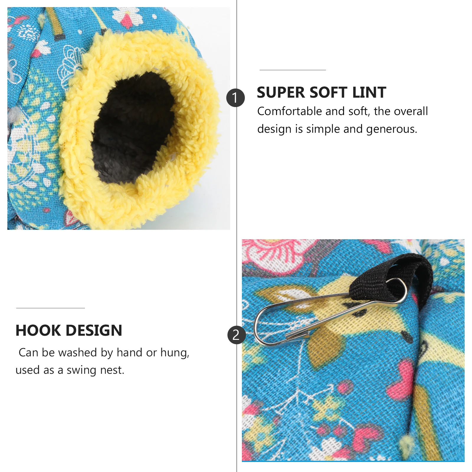 Winter Pet House Bird Hanging Nest Parrot Hammock Durable Shelter Bed Small Birds Sail Cloth Warm Cotton Filling
Winter Pet House Bird Hanging Nest Parrot Hammock Durable Shelter Bed Small Birds Sail Cloth Warm Cotton Filling