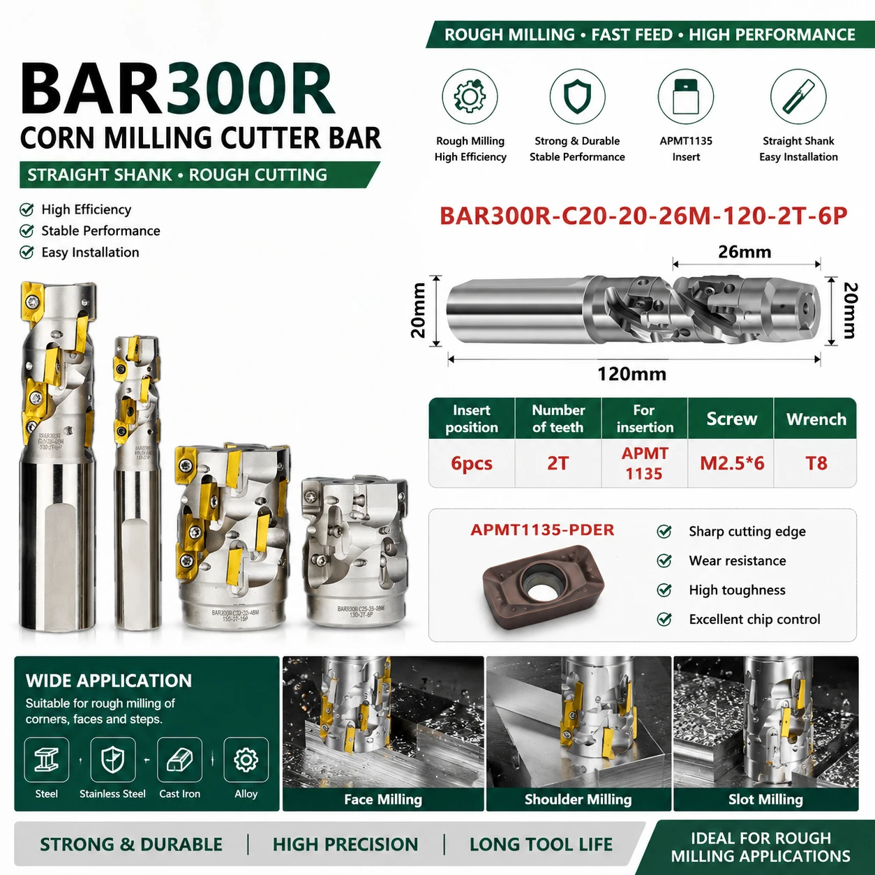 BAP300R BAP400R 300R 400R Corn Milling Cutter Rough Milling Cutter Rod Side Roughing Cutting Spiral Groove Machining Center Tool
BAP300R BAP400R 300R 400R Corn Milling Cutter Rough Milling Cutter Rod Side Roughing Cutting Spiral Groove Machining Center Tool
