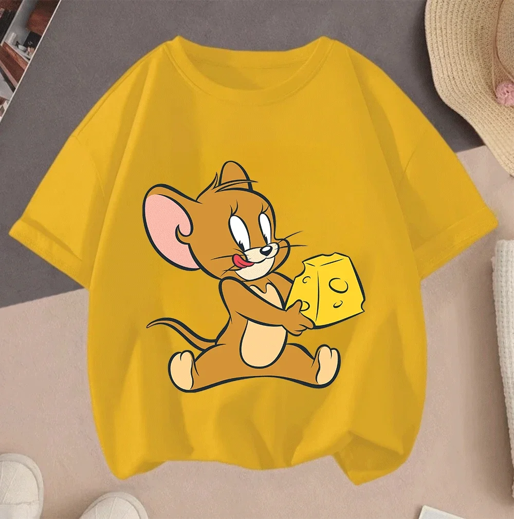 Tom And Jerry Cartoon Hot Sale 2026 2D Print Casual Summer Short Sleeve Tees For Kids Teenagers Girls Boys
Tom And Jerry Cartoon Hot Sale 2026 2D Print Casual Summer Short Sleeve Tees For Kids Teenagers Girls Boys
