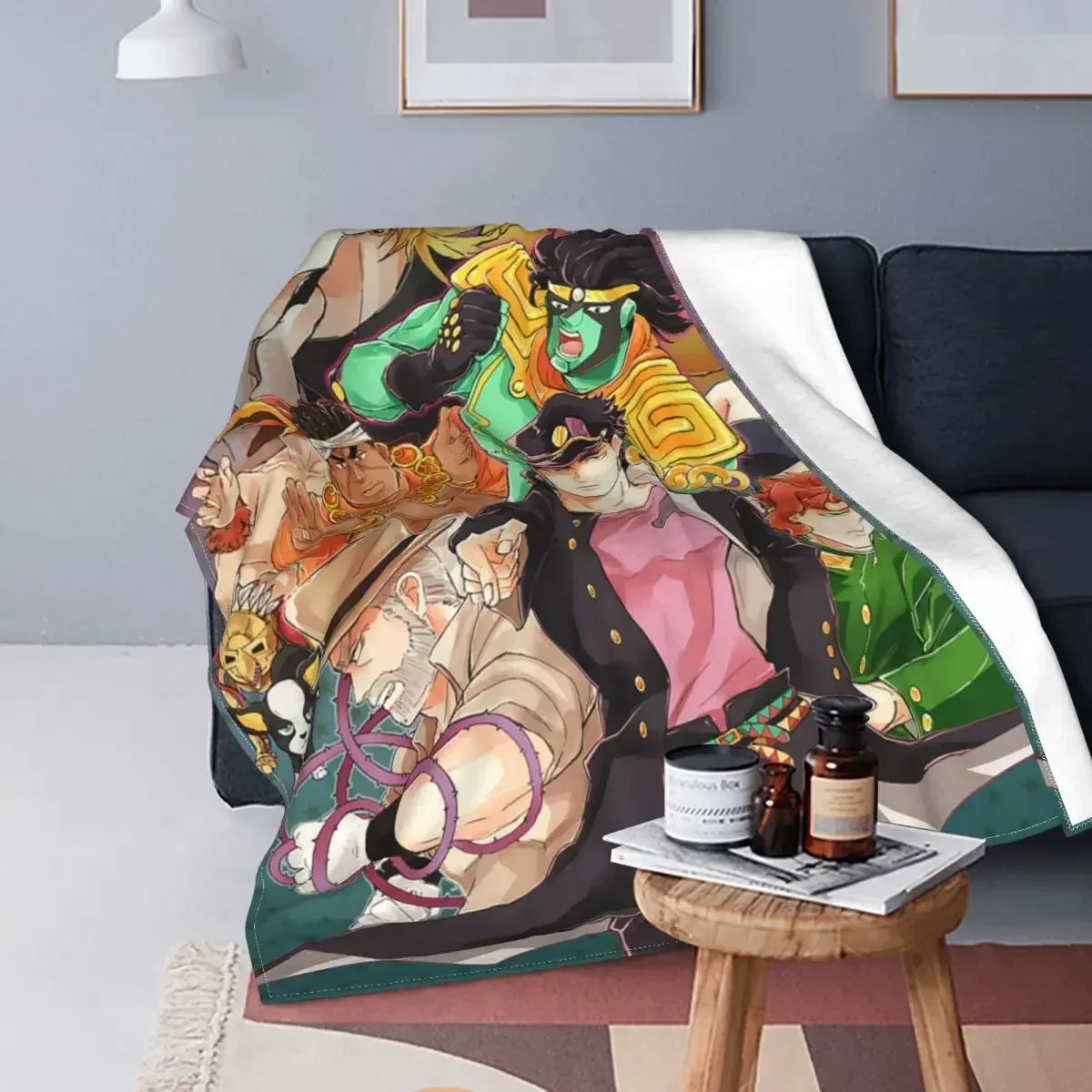 Manta de franela de Joseph Joestar Dio Brando Kakyoin Noriaki, cubierta de Jojo's Bizarre Adventure, manta para cama, sofá,
Manta de franela de Joseph Joestar Dio Brando Kakyoin Noriaki, cubierta de Jojo's Bizarre Adventure, manta para cama, sofá,