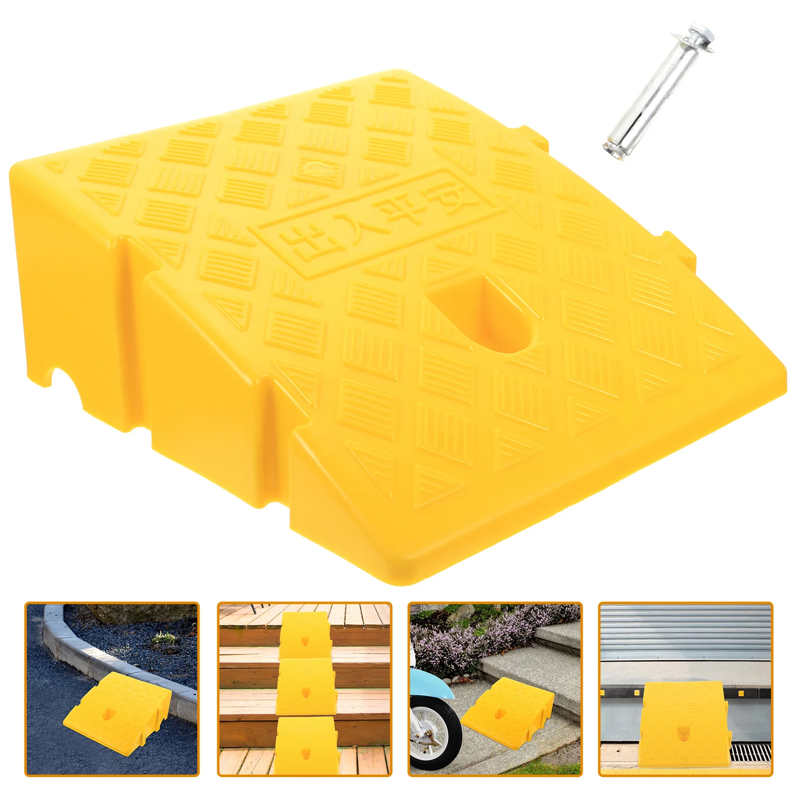 Adjustable Road Ramp Pad Curb Ramps for Trailer Pvc Golf Cart Stair Carpet Treads
Adjustable Road Ramp Pad Curb Ramps for Trailer Pvc Golf Cart Stair Carpet Treads