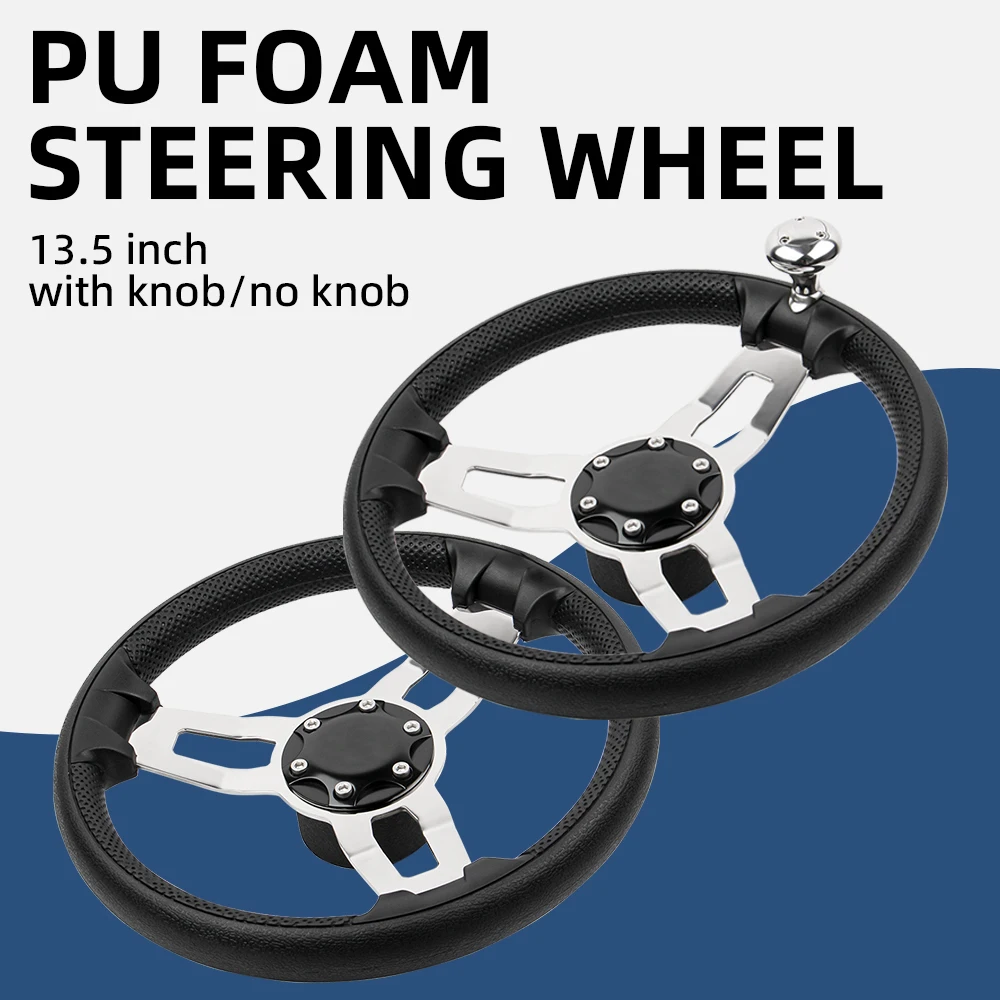 Marine High Quality Anti-Slip PU Foam 13.5" Steering Wheel with Knob 3 spoke Stainless Steel Boat Accessories Marine Hardware
Marine High Quality Anti-Slip PU Foam 13.5" Steering Wheel with Knob 3 spoke Stainless Steel Boat Accessories Marine Hardware