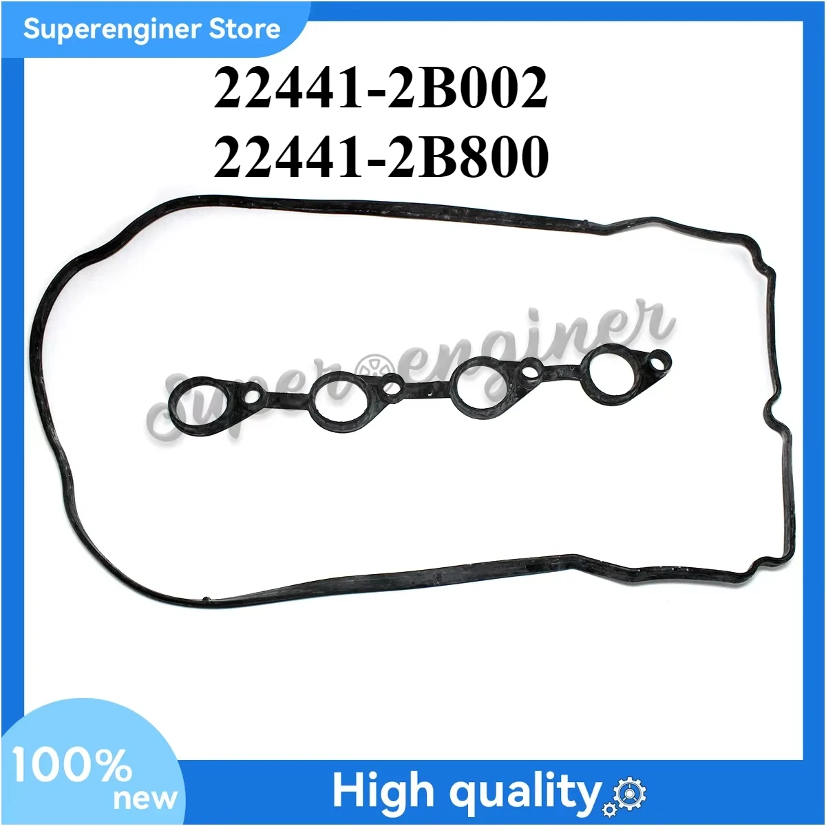 22441-2B800 22441-2B002 Комплект прокладок клапанной крышки для Hyundai Accent Creta Elantra Kia Soul Rio 1.6L OEM 2017-2022 гг. 224412 B800
22441-2B800 22441-2B002 Комплект прокладок клапанной крышки для Hyundai Accent Creta Elantra Kia Soul Rio 1.6L OEM 2017-2022 гг. 224412 B800