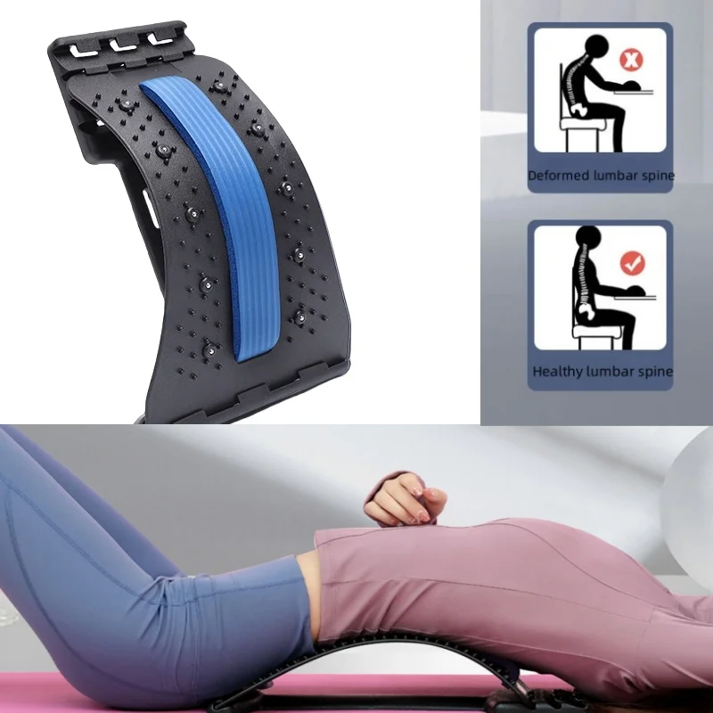 Back Stretcher for Back Pain Relief Multi-Level Adjustable Massager Waist Neck Fitness Lumbar Cervical Spine Support Pain Relief
Back Stretcher for Back Pain Relief Multi-Level Adjustable Massager Waist Neck Fitness Lumbar Cervical Spine Support Pain Relief