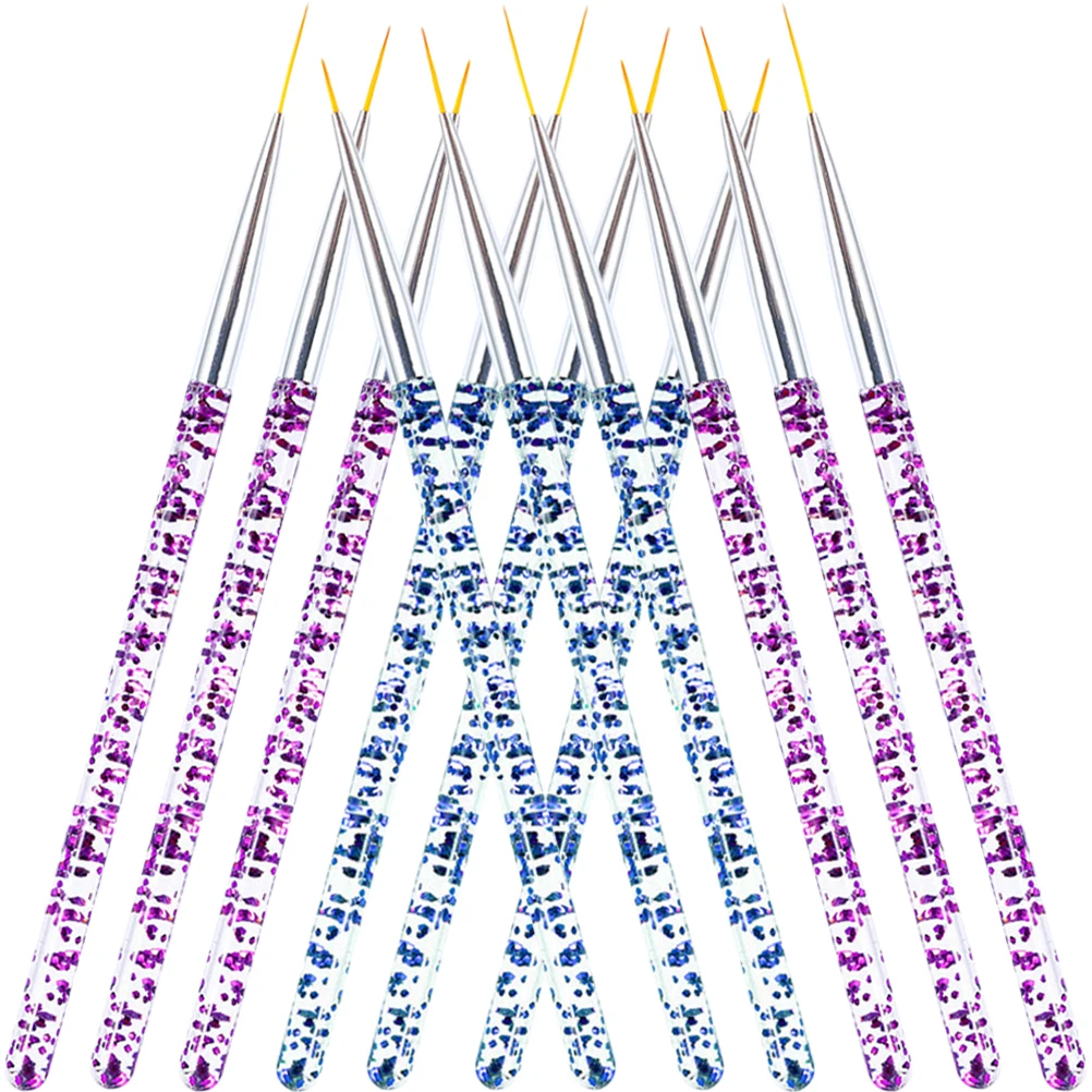 12 pcs Nail Art Brushes Fine Liner Detail Tool For Gel Polish Flower Pattern Painting Diy Manicure Nail Supplies
12 pcs Nail Art Brushes Fine Liner Detail Tool For Gel Polish Flower Pattern Painting Diy Manicure Nail Supplies