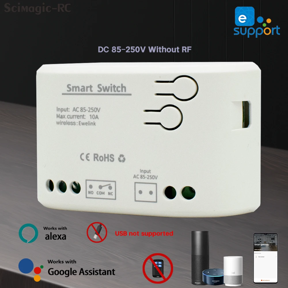 Умное реле EWeLink, контроллер переключателя Wi-Fi, 12 В, 24 В, 220 В, 10 А, таймер «сделай сам», приемник, ручной модуль, переключатели Alexa Google Home
Умное реле EWeLink, контроллер переключателя Wi-Fi, 12 В, 24 В, 220 В, 10 А, таймер «сделай сам», приемник, ручной модуль, переключатели Alexa Google Home