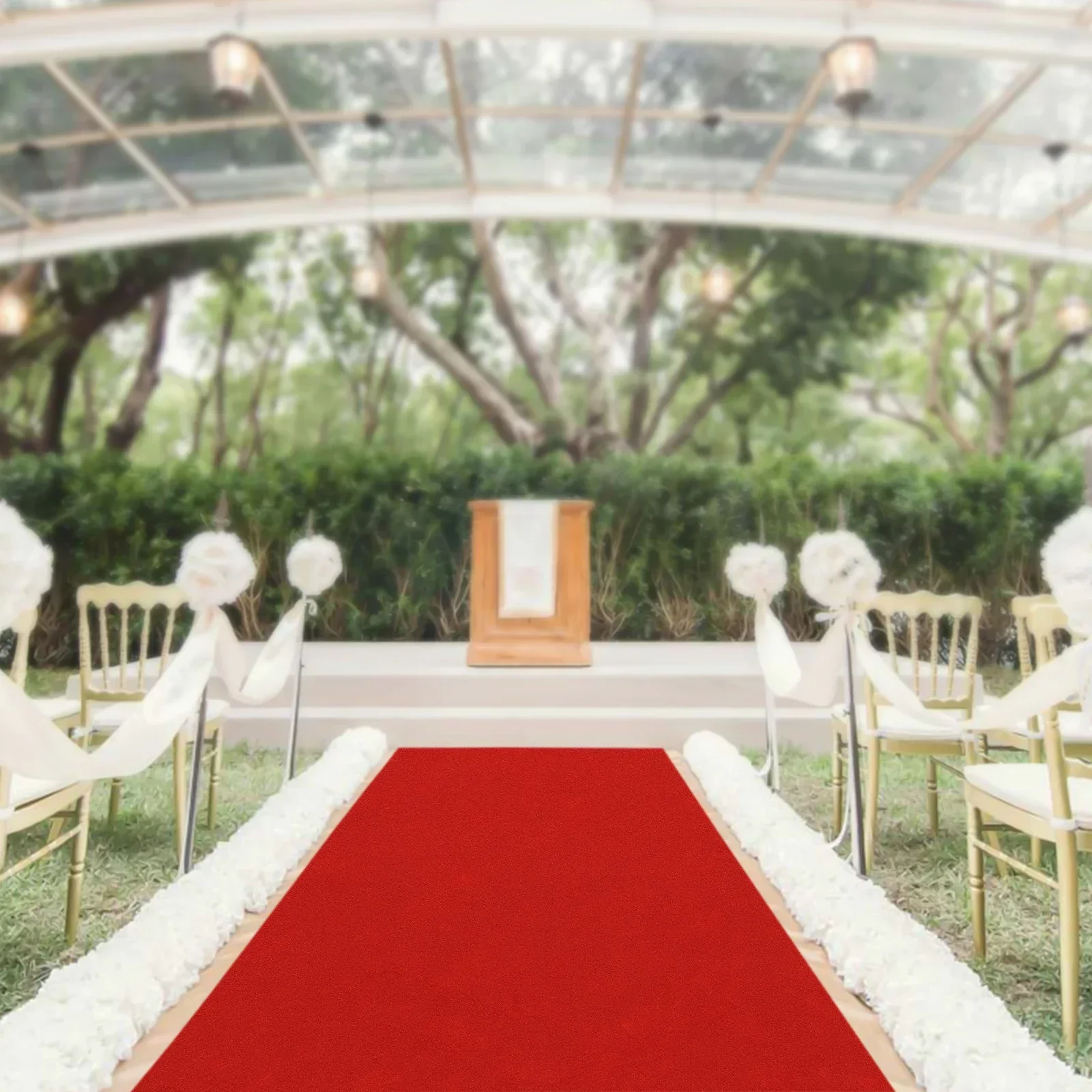3ft x 33ft red carpet runner, aisle carpet, party runway corridor carpet mat,for proposals, weddings, and event decorations
3ft x 33ft red carpet runner, aisle carpet, party runway corridor carpet mat,for proposals, weddings, and event decorations