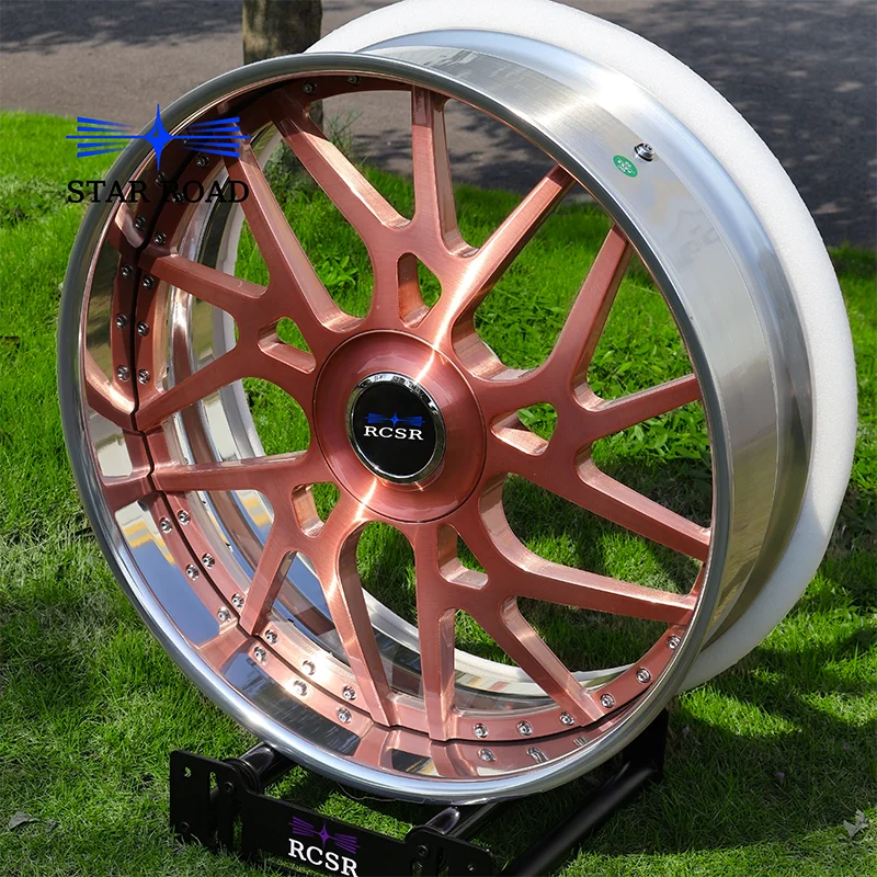2/3 Piece 20 21 22 23 24 26 Gold Rose Chrome Deep Lip Forged Wheels for Chevrolet Impala Pontiac Oldsmobile Forgatoss
2/3 Piece 20 21 22 23 24 26 Gold Rose Chrome Deep Lip Forged Wheels for Chevrolet Impala Pontiac Oldsmobile Forgatoss