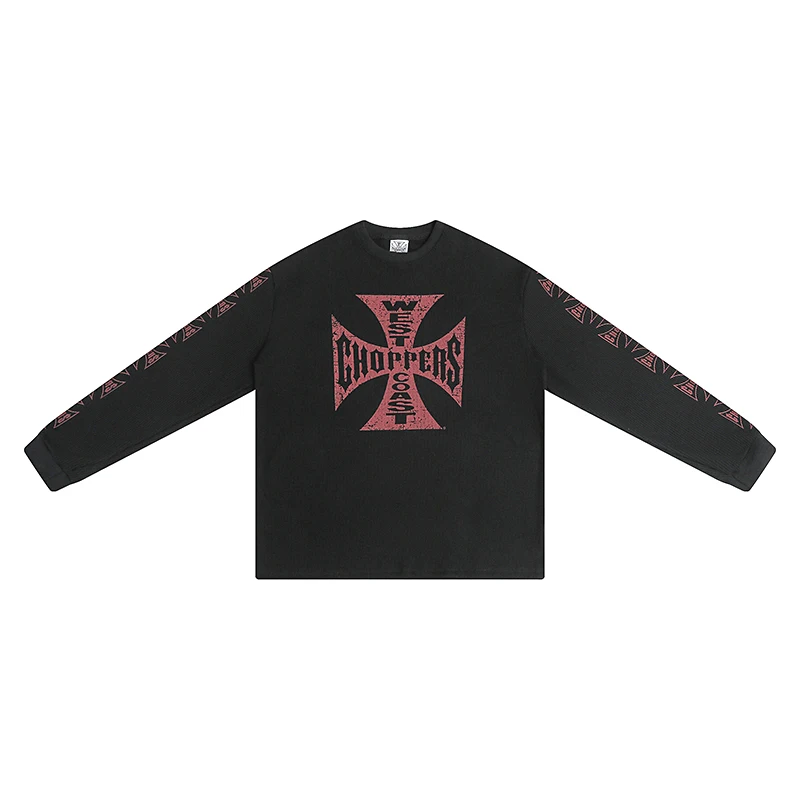 High Quality Original Tag West Coast Tops Tee Sanskrit Print Casual Loose All-match West Coast Choppers Longt Sleeve Tshirt
High Quality Original Tag West Coast Tops Tee Sanskrit Print Casual Loose All-match West Coast Choppers Longt Sleeve Tshirt