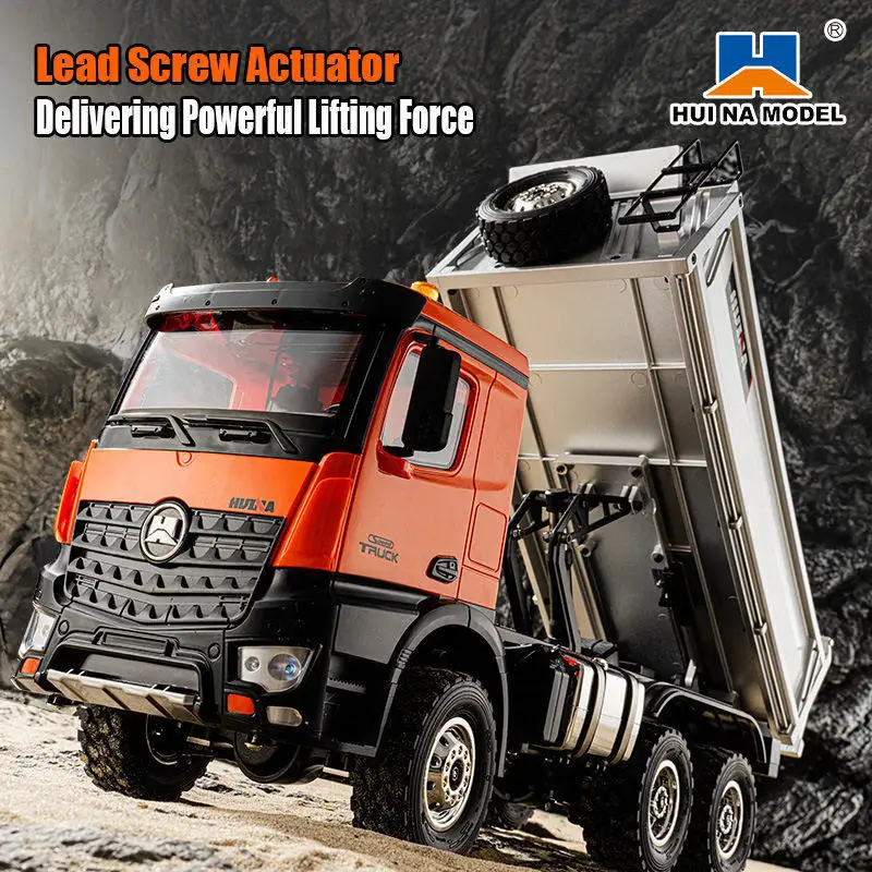 Радиоуправляемая модель самосвала Huina 598, масштаб 1:14, 14 каналов, из сплава, для взрослых, имитация инженерной транспортной техники
Радиоуправляемая модель самосвала Huina 598, масштаб 1:14, 14 каналов, из сплава, для взрослых, имитация инженерной транспортной техники