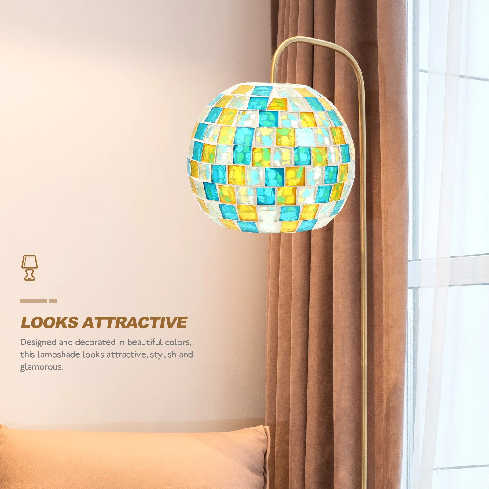 Elegant Retro Mosaic Lampshade E26 E27 Indoor Light Cover Ceiling Wall Small Decorative Accessory Small Lampshade
Elegant Retro Mosaic Lampshade E26 E27 Indoor Light Cover Ceiling Wall Small Decorative Accessory Small Lampshade
