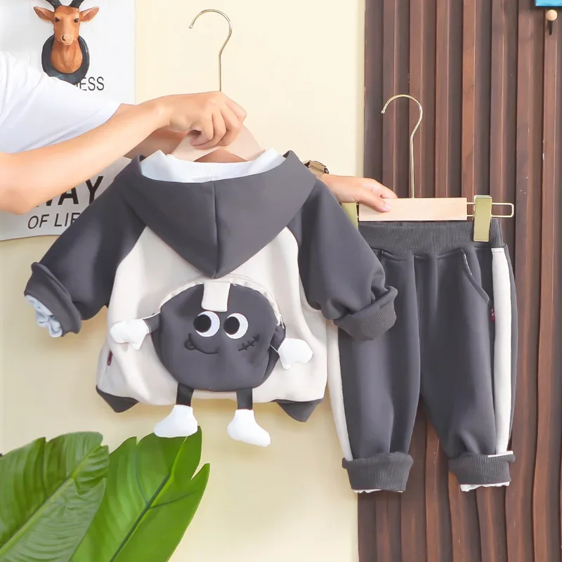 New Autumn Baby Girls Clothes Children Boys Hooded Jacket T-Shirt Pants 3Pcs/Set Kids Clothing Toddler Costume Infant Tracksuits
New Autumn Baby Girls Clothes Children Boys Hooded Jacket T-Shirt Pants 3Pcs/Set Kids Clothing Toddler Costume Infant Tracksuits