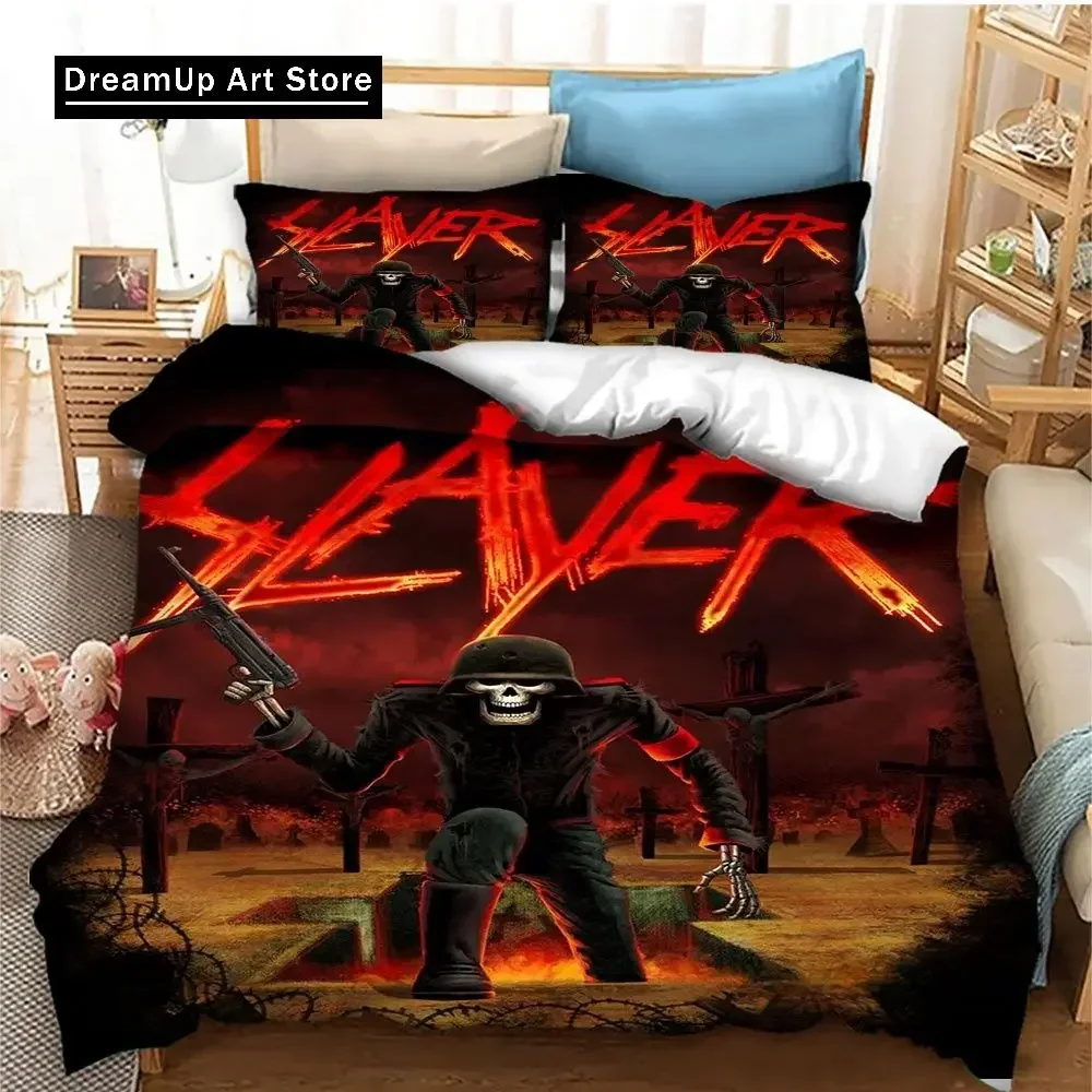 Fashion Slayer Rock Band Bedding Set Duvet Cover Bed Set Quilt Cover Pillowcase Comforter king Queen Size Boys Adult Bedding Set
Fashion Slayer Rock Band Bedding Set Duvet Cover Bed Set Quilt Cover Pillowcase Comforter king Queen Size Boys Adult Bedding Set