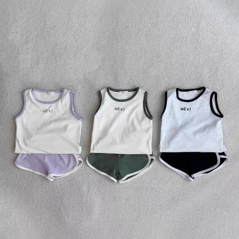 2025 Summer New Baby Sleeveless Clothes Set Infant Boy Girl Casual Letter Vest + Shorts 2pcs Suit Toddler Thin Cotton Outfits
2025 Summer New Baby Sleeveless Clothes Set Infant Boy Girl Casual Letter Vest + Shorts 2pcs Suit Toddler Thin Cotton Outfits