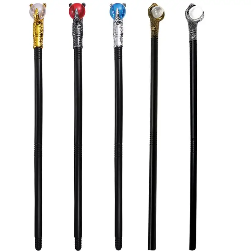 5pcs Halloween Cane Prop Walking Cane Wand Decor Party Cosplay Wand King'S Scepter Prop Scepter Toy
5pcs Halloween Cane Prop Walking Cane Wand Decor Party Cosplay Wand King'S Scepter Prop Scepter Toy