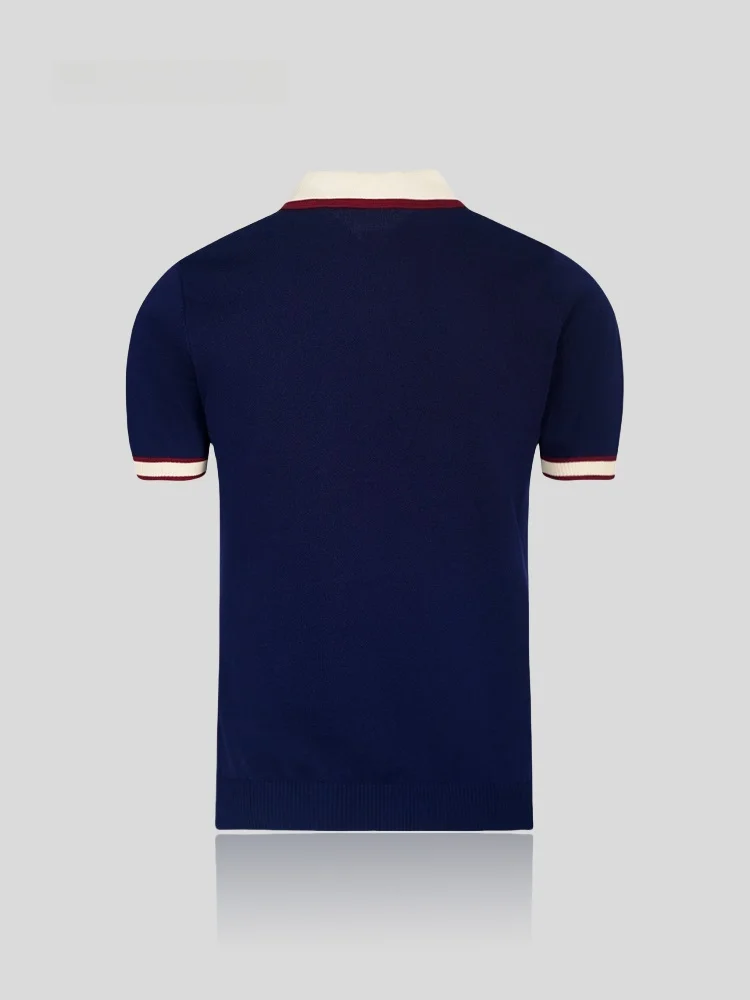 ITSK Retro Fashion High End Men's T-Shirt Summer Luxury Embroidery Casual Short Sleeve Shirt V-neck Cotton Youth Trend
ITSK Retro Fashion High End Men's T-Shirt Summer Luxury Embroidery Casual Short Sleeve Shirt V-neck Cotton Youth Trend