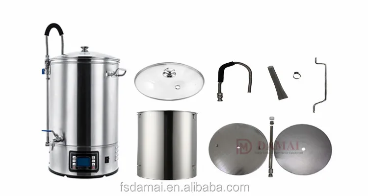 Gold Seller 30L-70L Craft Beer Brewing Equipment/ Electric Mash Tun/All in One Micro Brewery/ Guten
Gold Seller 30L-70L Craft Beer Brewing Equipment/ Electric Mash Tun/All in One Micro Brewery/ Guten