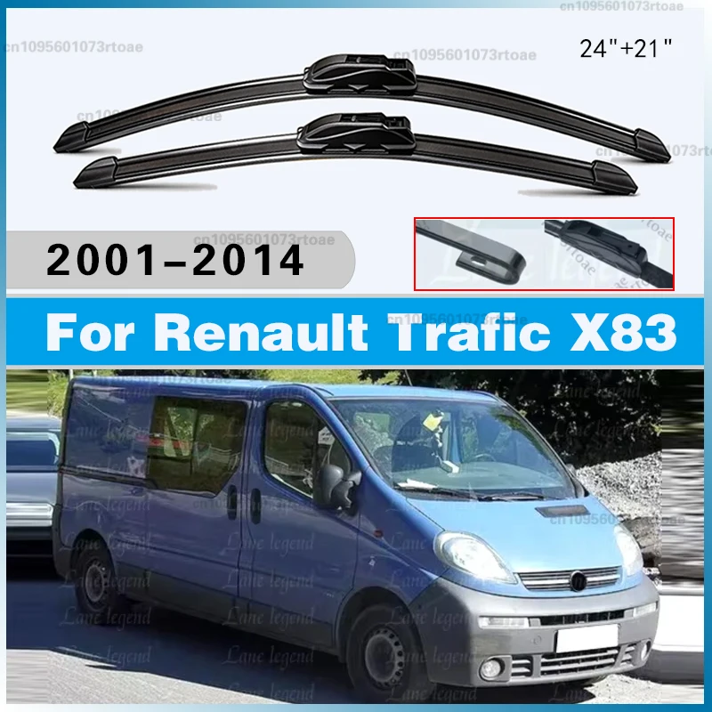 Car Wiper Front Wiper Blades Windshield Windscreen Front Window 2011 2012 2013 24"+21" 2pcs For Renault Trafic X83 2001 - 2014
Car Wiper Front Wiper Blades Windshield Windscreen Front Window 2011 2012 2013 24"+21" 2pcs For Renault Trafic X83 2001 - 2014