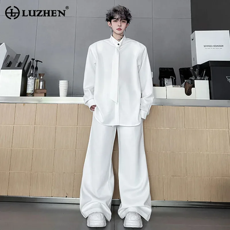 LUZHEN, осенние модные комплекты из двух предметов, мужские рубашки из двух предметов, новинка 2025, оригинальные однотонные свободные широкие повседневные брюки, рубашки с длинными рукавами JY5876
LUZHEN, осенние модные комплекты из двух предметов, мужские рубашки из двух предметов, новинка 2025, оригинальные однотонные свободные широкие повседневные брюки, рубашки с длинными рукавами JY5876