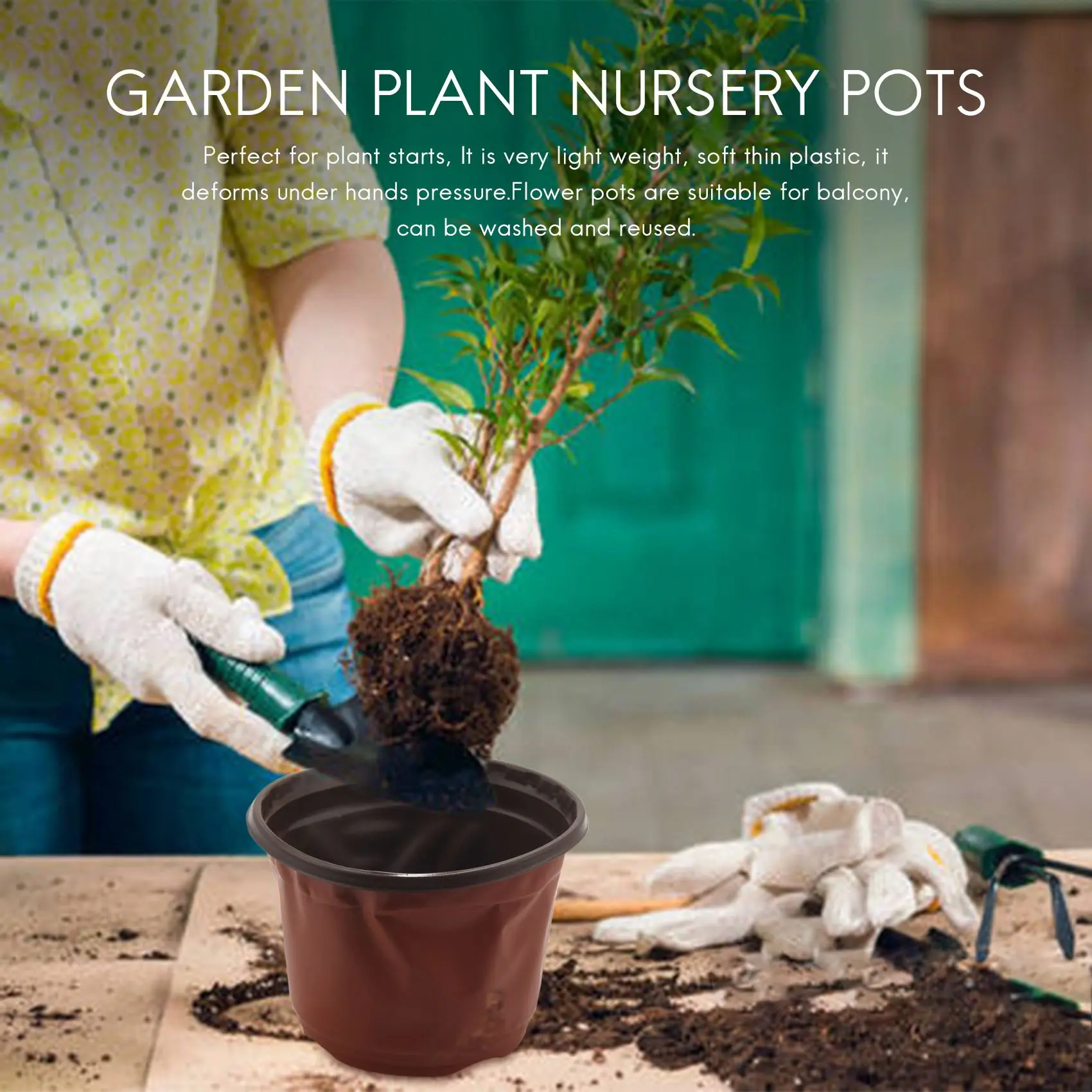 AB33-150Pcs 4.72 Inch Plastic Flower Seedlings Nursery Supplies Planter Pot/Pots Containers Seed Starting Pots Planting Pots
AB33-150Pcs 4.72 Inch Plastic Flower Seedlings Nursery Supplies Planter Pot/Pots Containers Seed Starting Pots Planting Pots